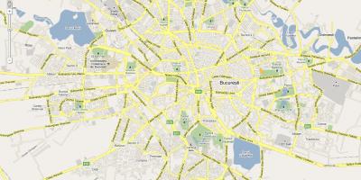 Карта горада бухарэст, Румынія